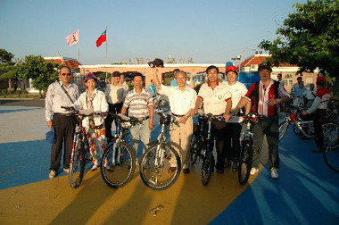 旅竹結盟同鄉會17公里節能減碳自行車活動(圖)