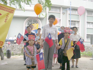 南投市讀經小狀元(圖)