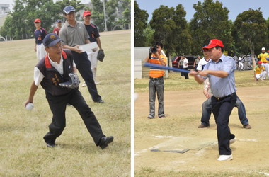 苗栗縣勞工盃及原住民慢速壘球比賽(圖)
