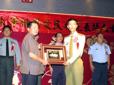 苗栗慶祝九三軍人節(圖)