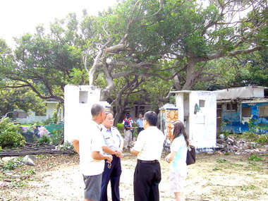 後龍為保留百年大榕樹向立委陳情(圖)