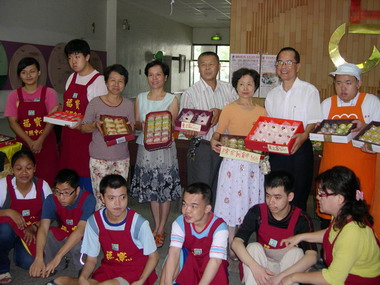 中秋展愛-讓愛無礙－月餅聯合促銷記者會(圖)