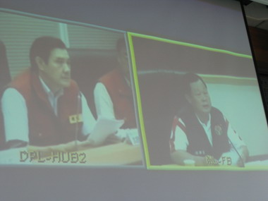 縣長主持整備會議要求轍離危險地區民眾(圖)