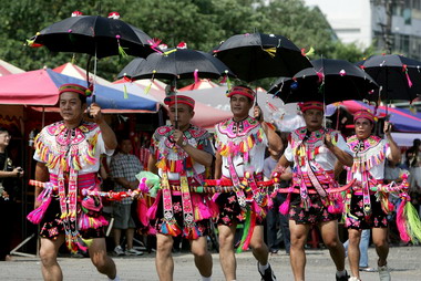 土城舉辦的阿美族豐年祭活動(圖)