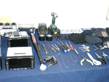 鹿港分局破獲專偷高級音響犯罪集團(圖)