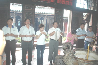 開臺澎湖天后宮緊急搶修工程開工典禮(圖)