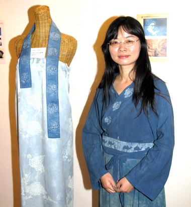 朝科大勇奪全球漢服設計大賽最佳工藝獎(圖)