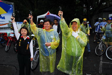 全民防治119愛鄉護土永長久騎出無陷未來(圖)