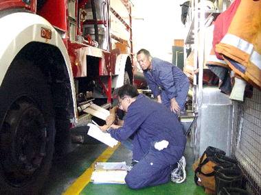 竹市消防獲考評車輛裝備檢查全國第一(圖)