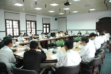 剩一年任期 林政則期勉團隊互相激勵(圖)