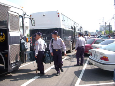 護衛陳雲林員警壓力大(圖)