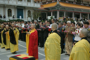 花蓮縣天祥祥德寺舉行安座大典(圖)