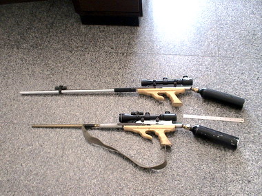 山區拾獲瓦斯長槍草屯警方鑑識追人(圖)