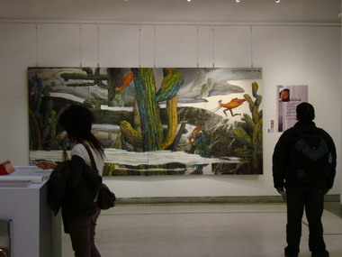 台中市文化局-第七屆彩墨新人賞聯展(圖)