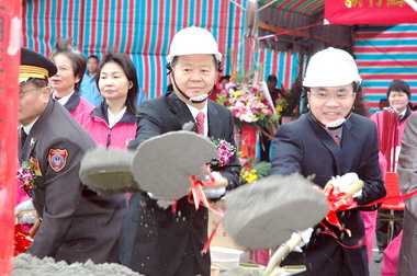 竹縣消防局辦公大樓動土興建典禮(圖)