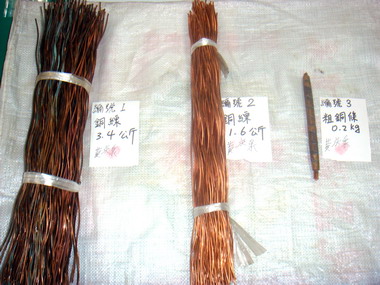 警方查獲竊取台電電纜線竊盜案(圖)