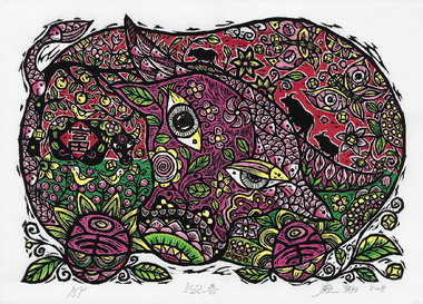 國美館「版印年畫—福牛迎春年畫特展」(圖)