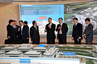 朱立倫積極推動與上海的航空城計劃(圖)