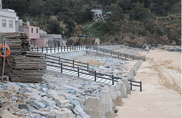 北竿后澳、橋仔海堤工程完工(圖)