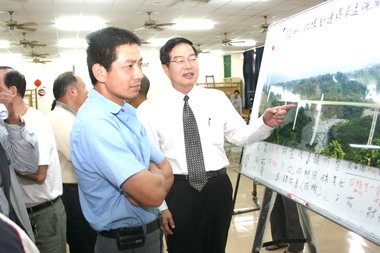 縣府舉辦小半天明隧道災修復建工程說明會(圖)