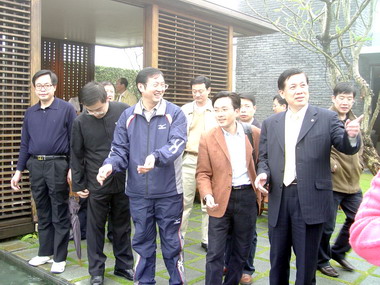 湖北省踩線團參訪日月潭涵碧樓(圖)