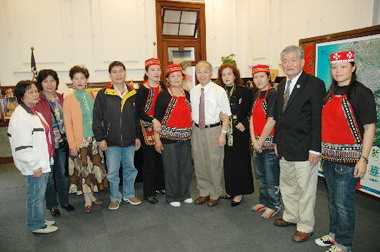 原民身障弱勢促進會拜訪林政則(圖)