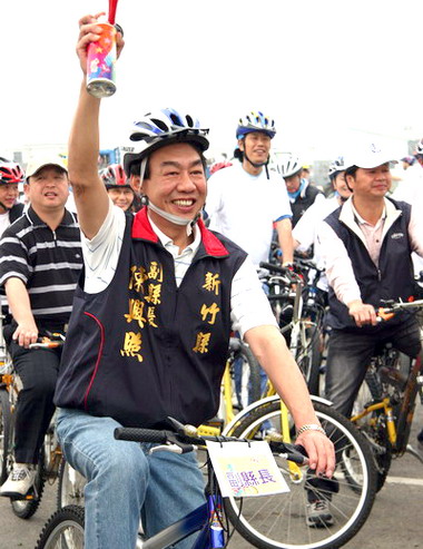 竹縣舉辦鳳山溪單車逍遙遊活動(圖)