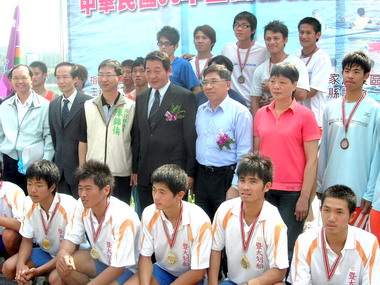 總統盃划船錦標賽南投最大型划船活動(圖)