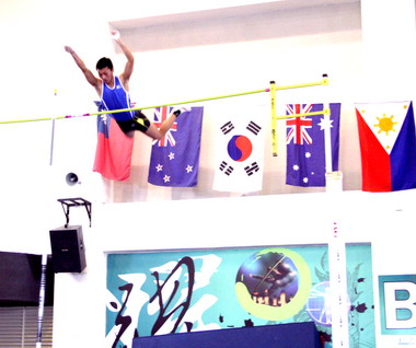 南投國際撐竿跳高開幕典禮(圖)