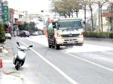 維護民眾健康環保局提高道路洗掃頻率(圖)