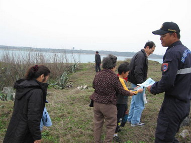 湖西消防清明防火宣導(圖)