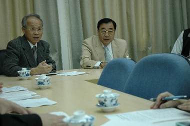 林政則拜會內政部長廖了以(圖)