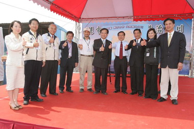 縣市合併 共同整治河川---鹽水溪巡禮活動(圖)