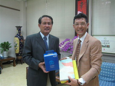 日本福壽多園會社社長拜訪屏東談農業商機(圖)