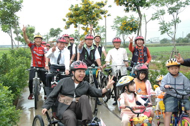 鹿草鄉自行車道將於19日通車(圖)