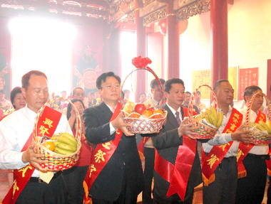 彰縣考生祈福活動興賢書院舉辦(圖)