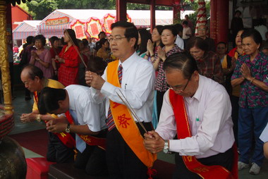 草屯朝清宮慶祝媽祖聖誕千秋(圖)