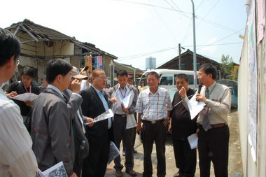 火車站後站西南側小澎湖地區都更會勘(圖)