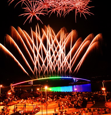 2009澎湖海上花火節(圖)