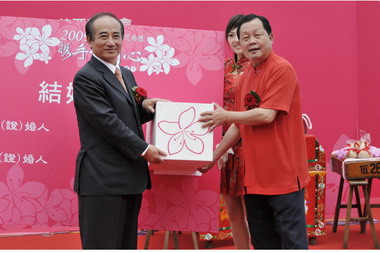 苗栗桐花婚禮 浪漫古早客家味(圖)