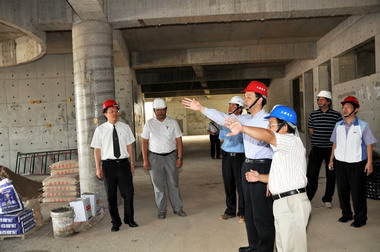 朱立倫今天視察五項工程施工進度(圖)