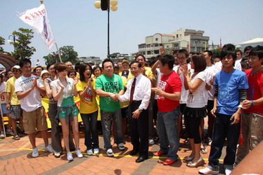 「民視綜藝大集合」來到台南運河開拍(圖)