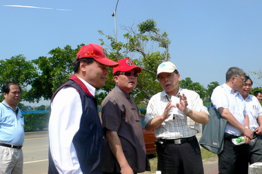 勘查後龍溪苗市嘉盛段堤防復建工程(圖)