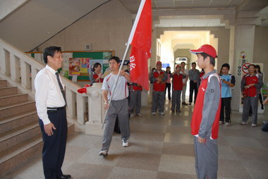 新竹縣全國小學錦標賽授旗典禮(圖)