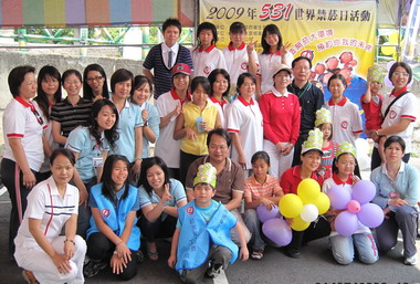 衛生所辦理菸害防制宣導健走活動(圖)