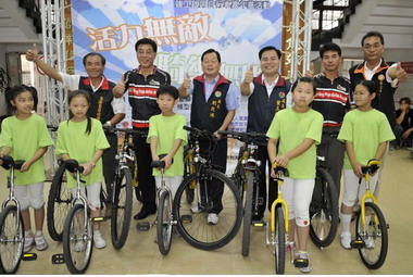 後龍溪沿岸自行車道竣工啟用嘉年華(圖)