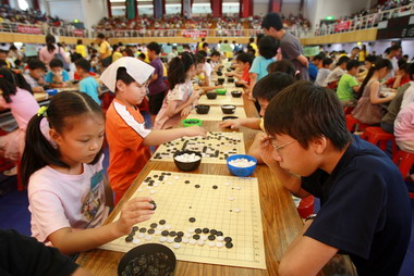 紅面棋王盃青少年圍棋賽開打(圖)