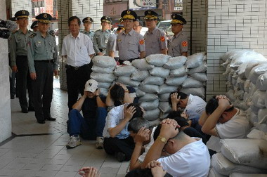 新竹市全民防衛萬安32號防空演練(圖)