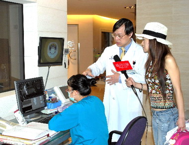 廣州陸客健檢首發團至彰基參訪健檢(圖)