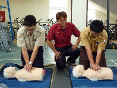 苗栗警分局替代役男強化技能訓練(圖)